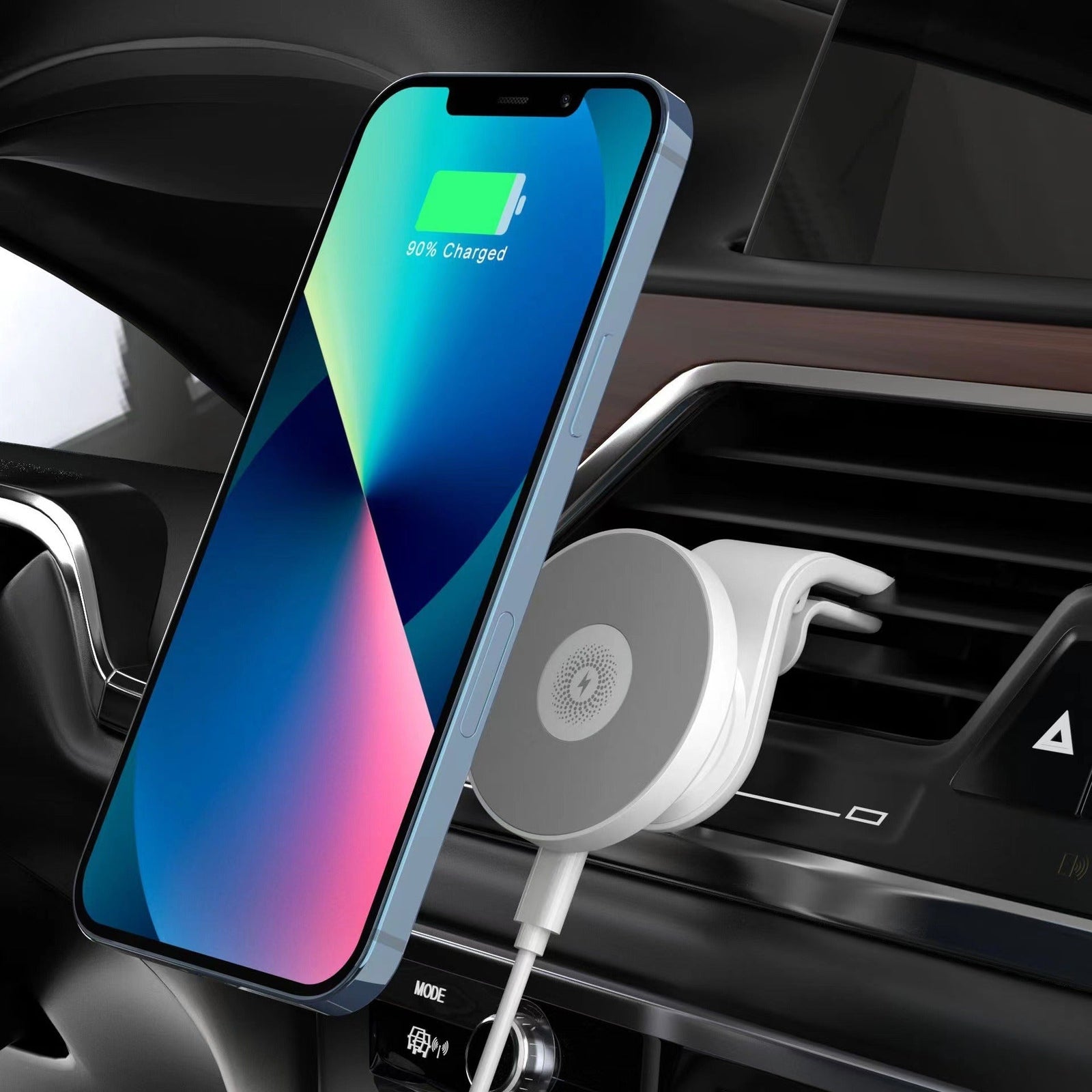 15W MagSafe Car Mount — Snap On, Charge Fast