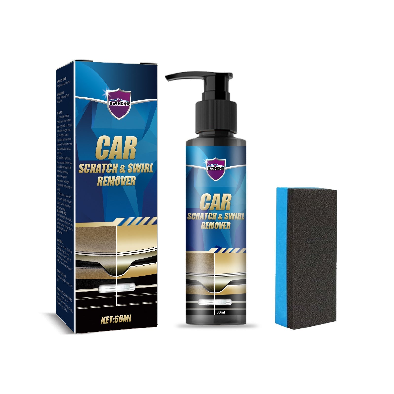 Paint Scratch & Swirl Remover with Hydrophobic Finish