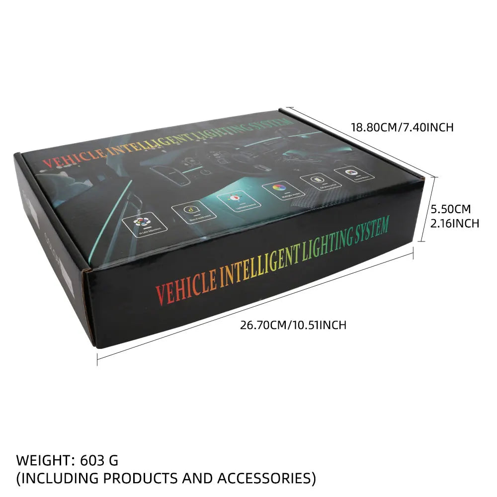 Full-Cabin RGB Light Kit — App and Remote