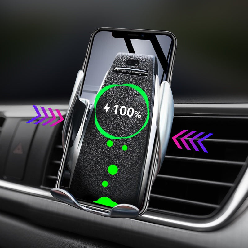 Auto-Clamp Wireless Car Charger Mount, 10W Qi Air Vent Phone Holder