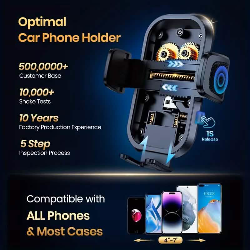 Dashboard Phone Mount — Clean, Adjustable, Universal Fit