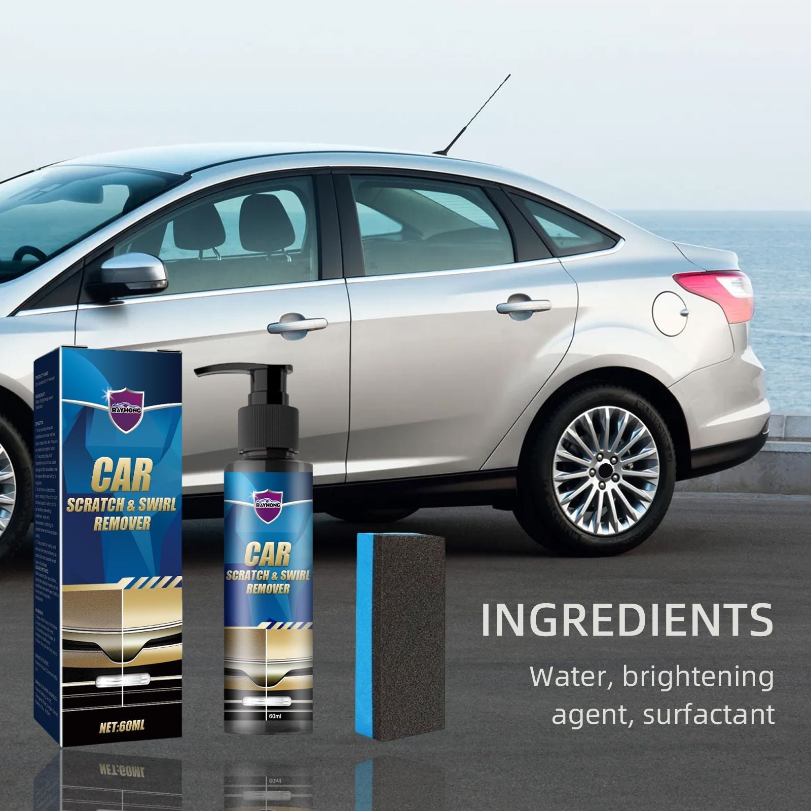 Paint Scratch & Swirl Remover with Hydrophobic Finish