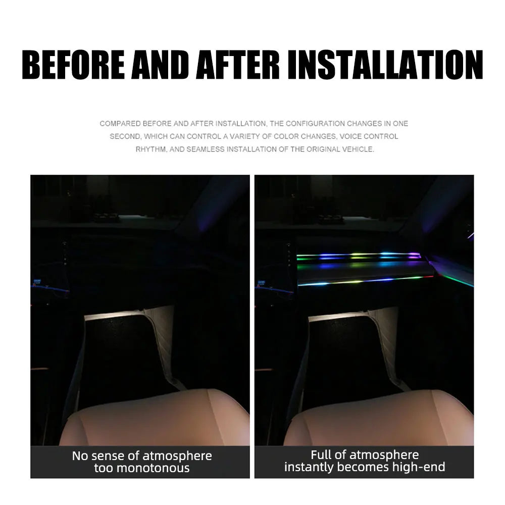 Full-Cabin RGB Light Kit — App and Remote
