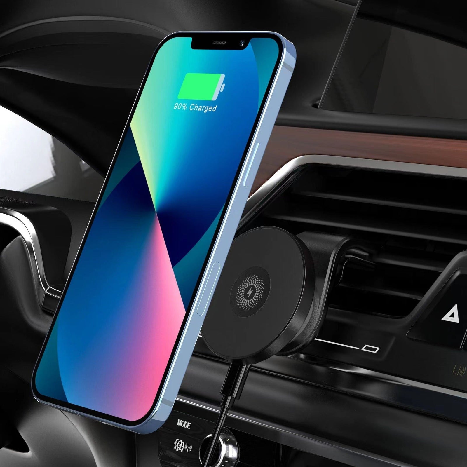 15W MagSafe Car Mount — Snap On, Charge Fast