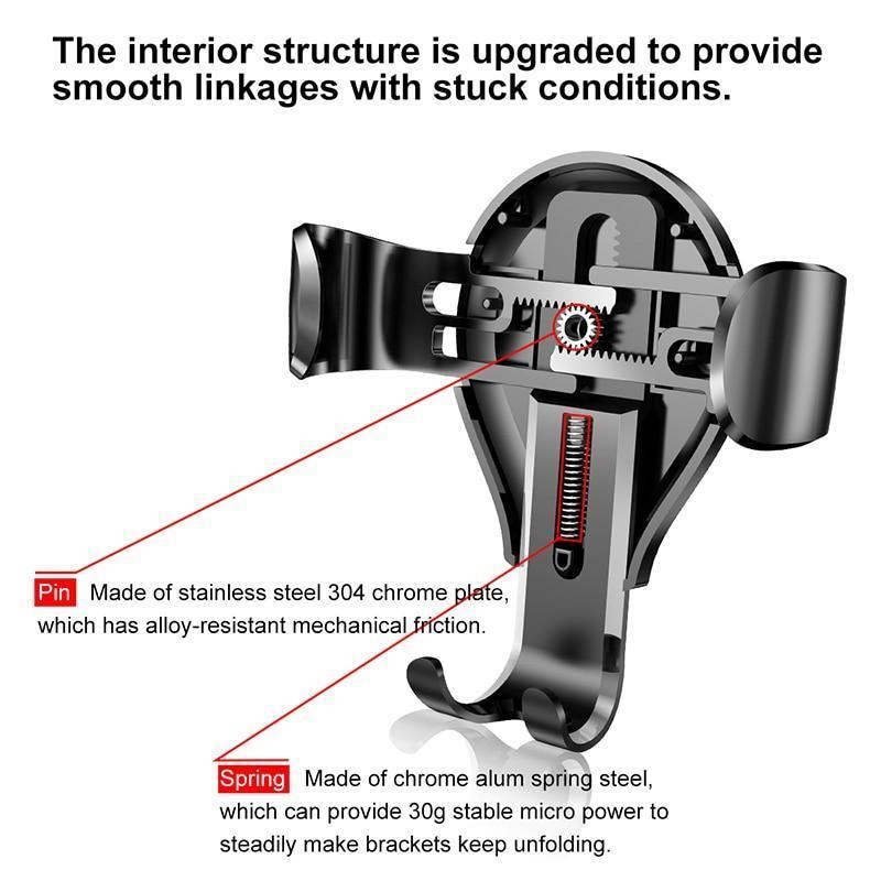 One-Hand Phone Mount — Dash or Windshield