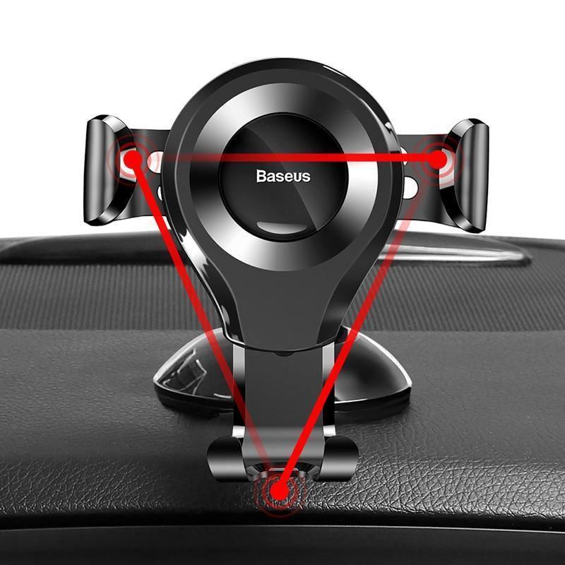 One-Hand Phone Mount — Dash or Windshield