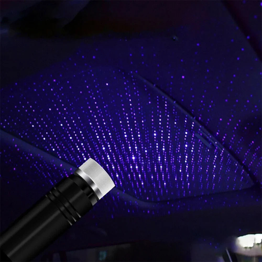 USB Star Projector for Car Roof Night Drive Mood