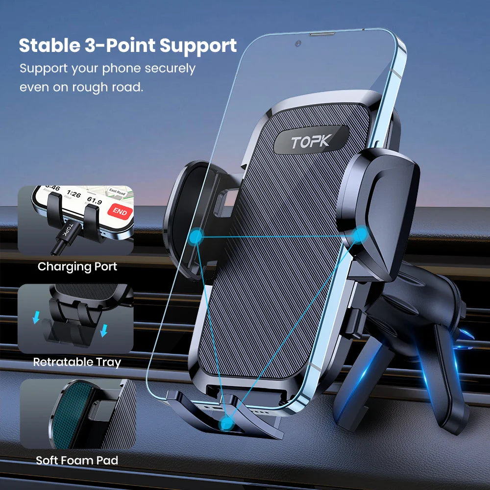 Gravity Auto-Clamp Vent Mount