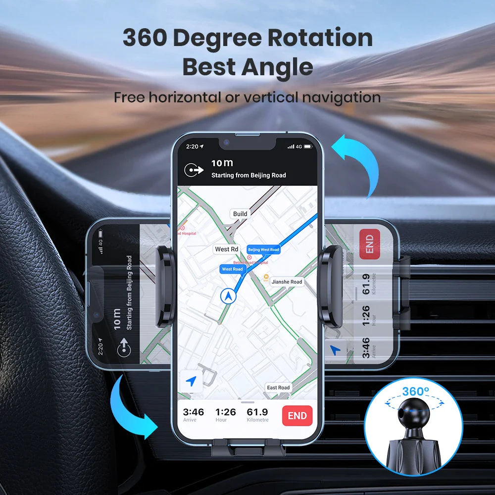 Gravity Auto-Clamp Vent Mount
