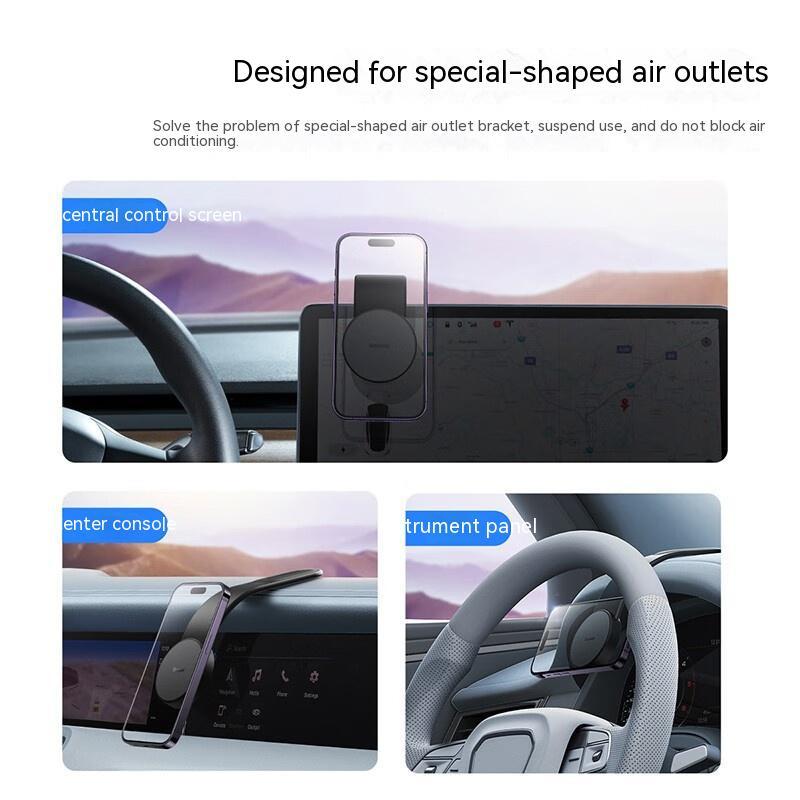 15W Wireless Charging Car Mount — Bendable Arm