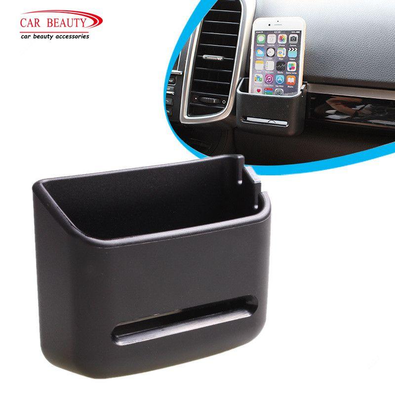 Clip-On Vent Organizer for Cards, Coins & Phone