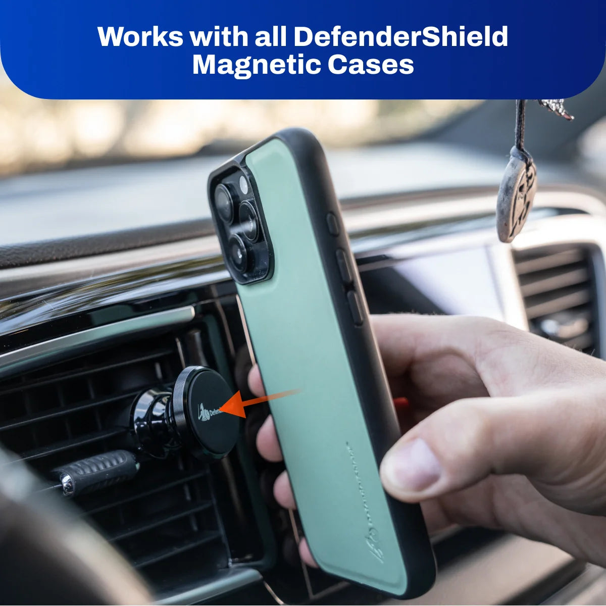 Vent-Mount Phone Holder with 360° Swivel