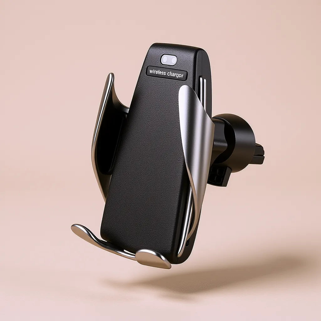 Auto-Clamp Wireless Car Charger Mount, 10W Qi Air Vent Phone Holder
