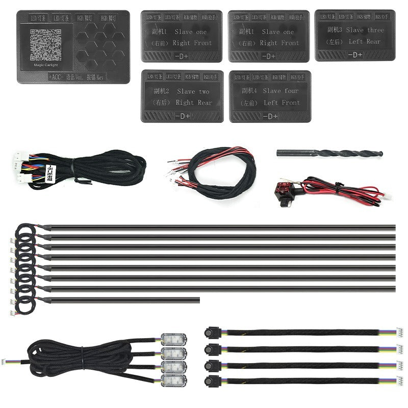 20-Piece Chasing RGB Ambient Kit — App Controlled